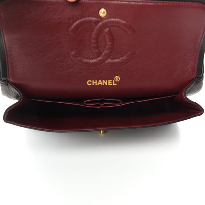 Chanel Lambskin Quilted Medium Double Flap Black 6 of 14