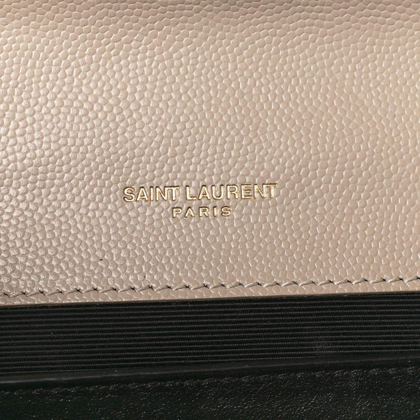 Grain De Poudre Medium Monogram Kate Satchel Dark Beige