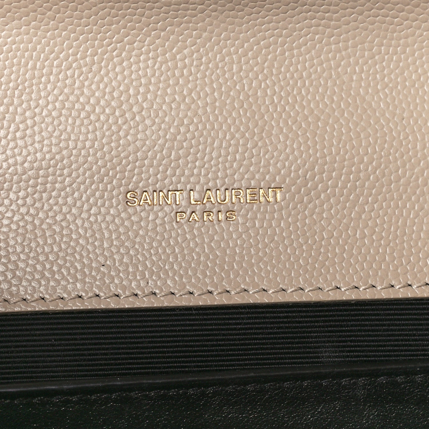 Saint Laurent Grain De Poudre Medium Monogram Kate Satchel Dark Beige 6 of 11