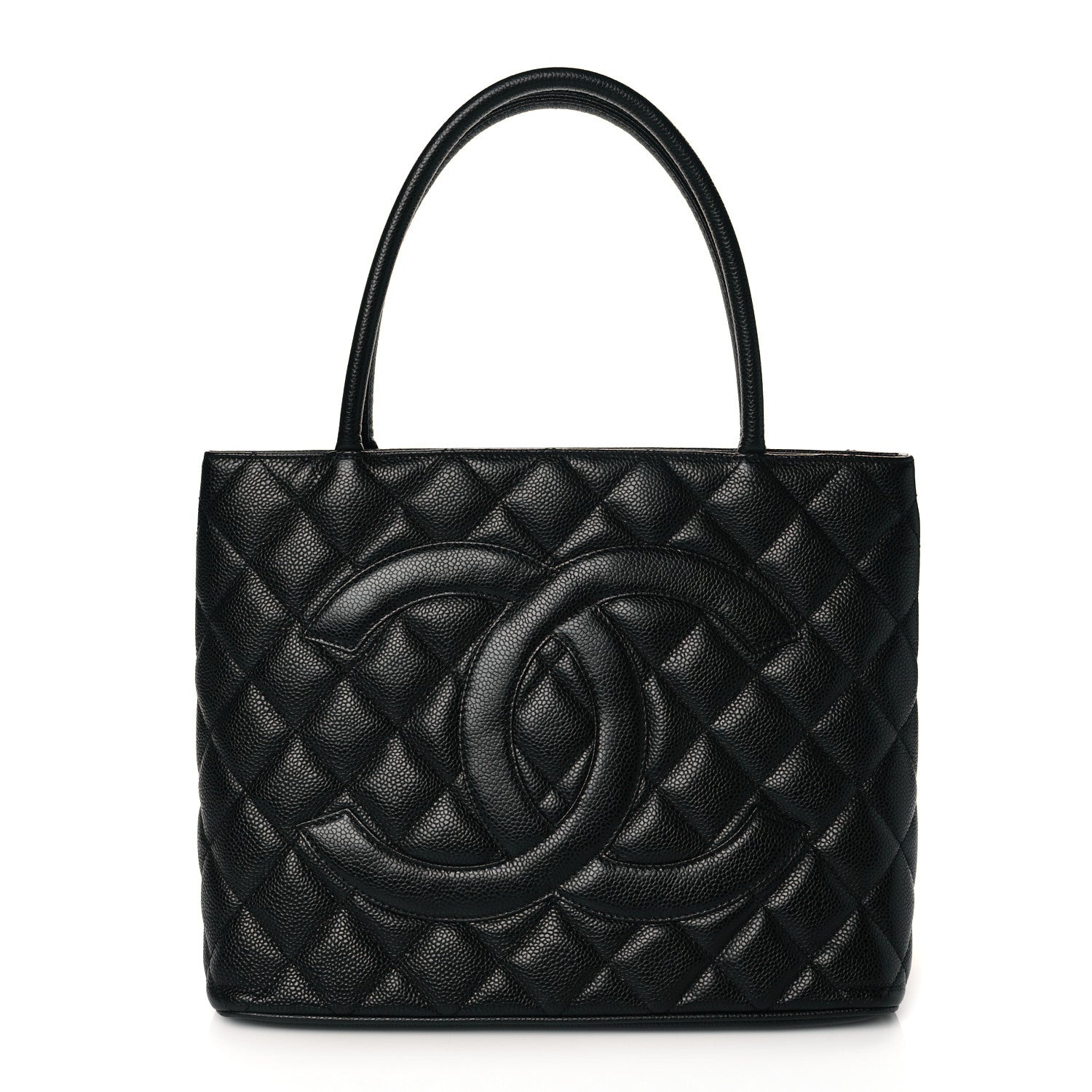 Chanel Caviar Quilted Medallion Tote Black 1 of 10