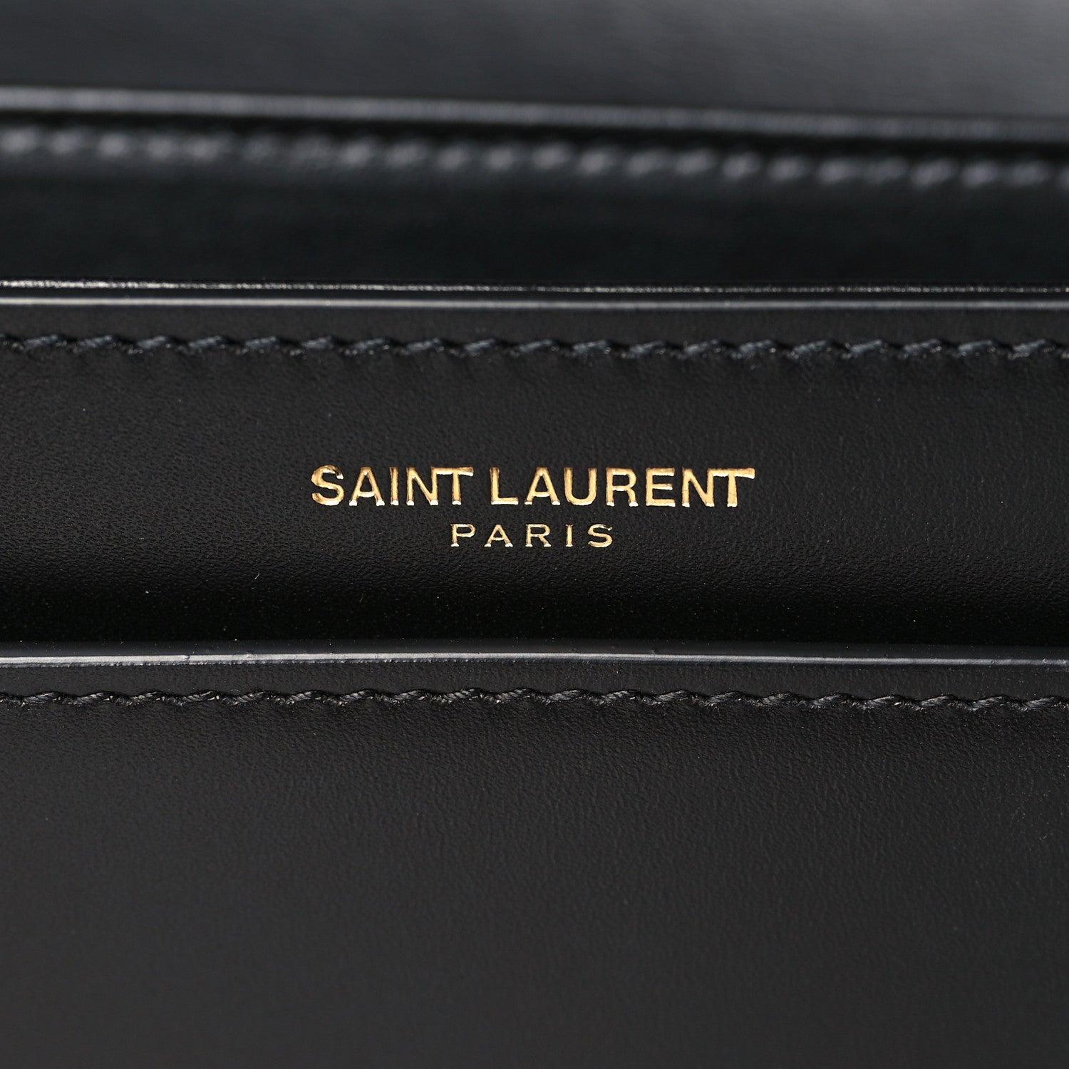 Saint Laurent Smooth Calfskin Le Maillon Satchel Black 6 of 9