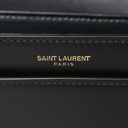 Saint Laurent Smooth Calfskin Le Maillon Satchel Black 6 of 9
