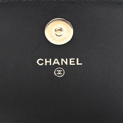 Chanel Calfskin Crochet Embroidered Quilted Mini Clutch with Chain Black 6 of 18