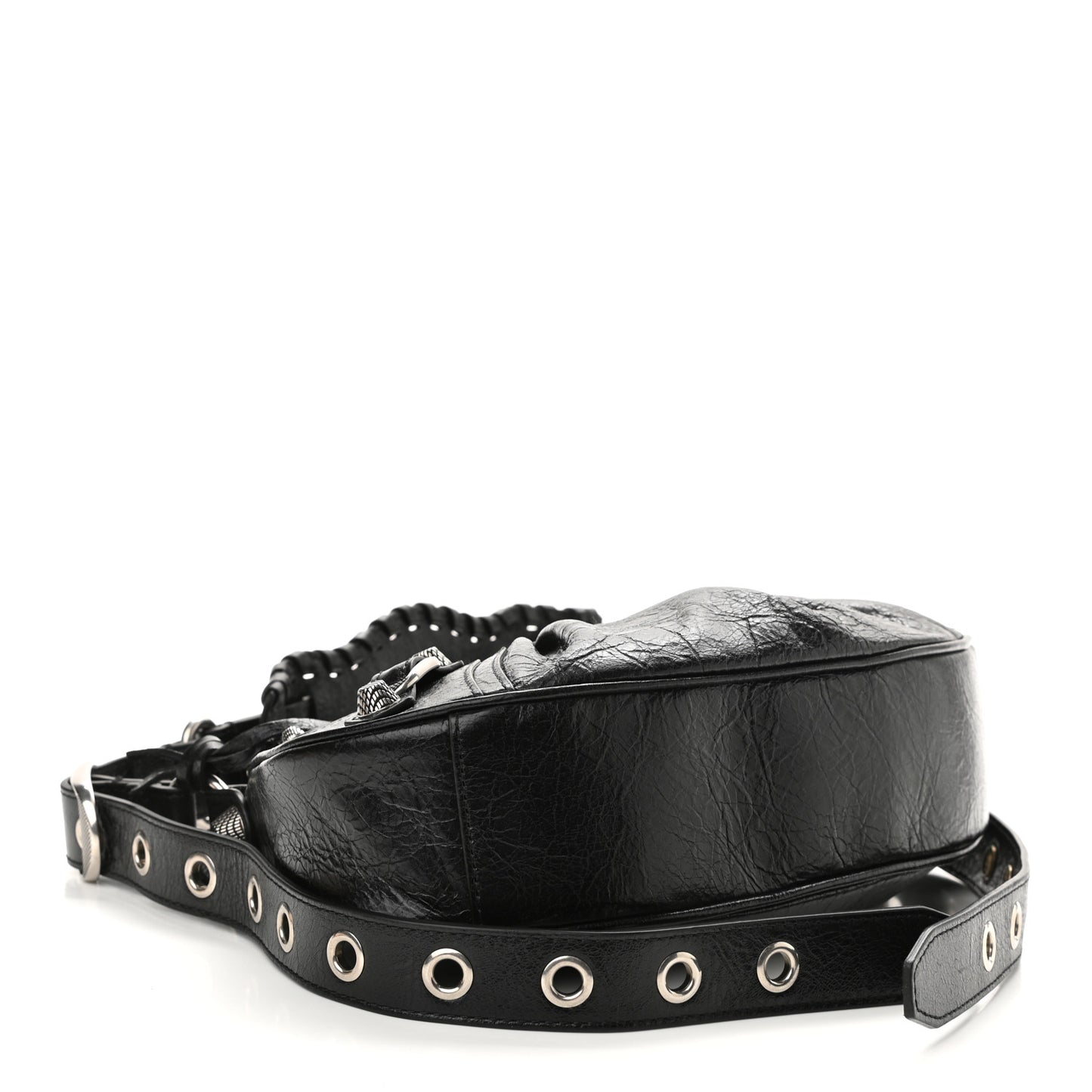 Agneau Arena Le Cagole Shoulder Bag XS Black