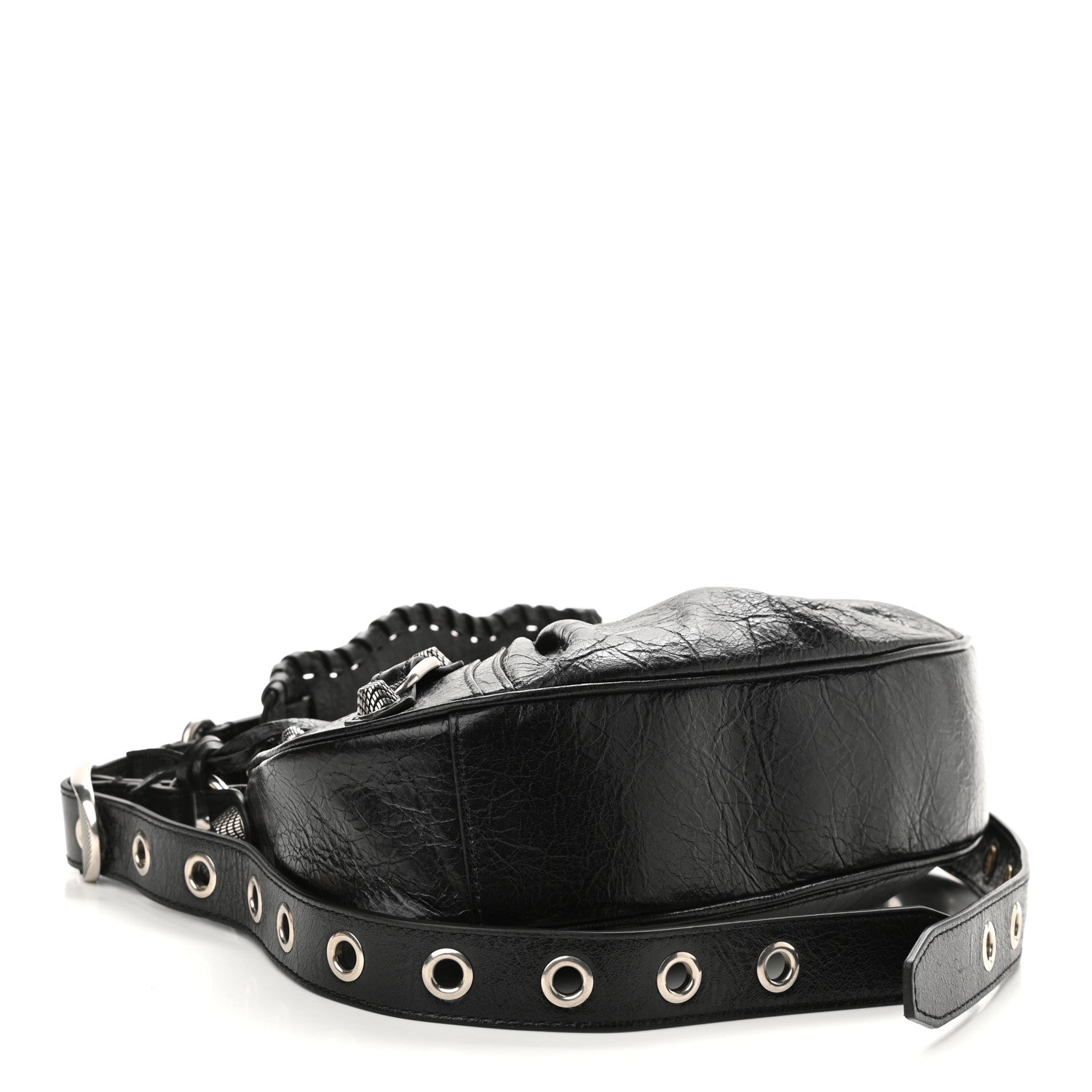 Balenciaga Agneau Arena Le Cagole Shoulder Bag XS Black 4 of 12