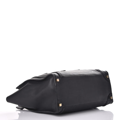 Celine Smooth Calfskin Shoulder Luggage Black 4 of 9