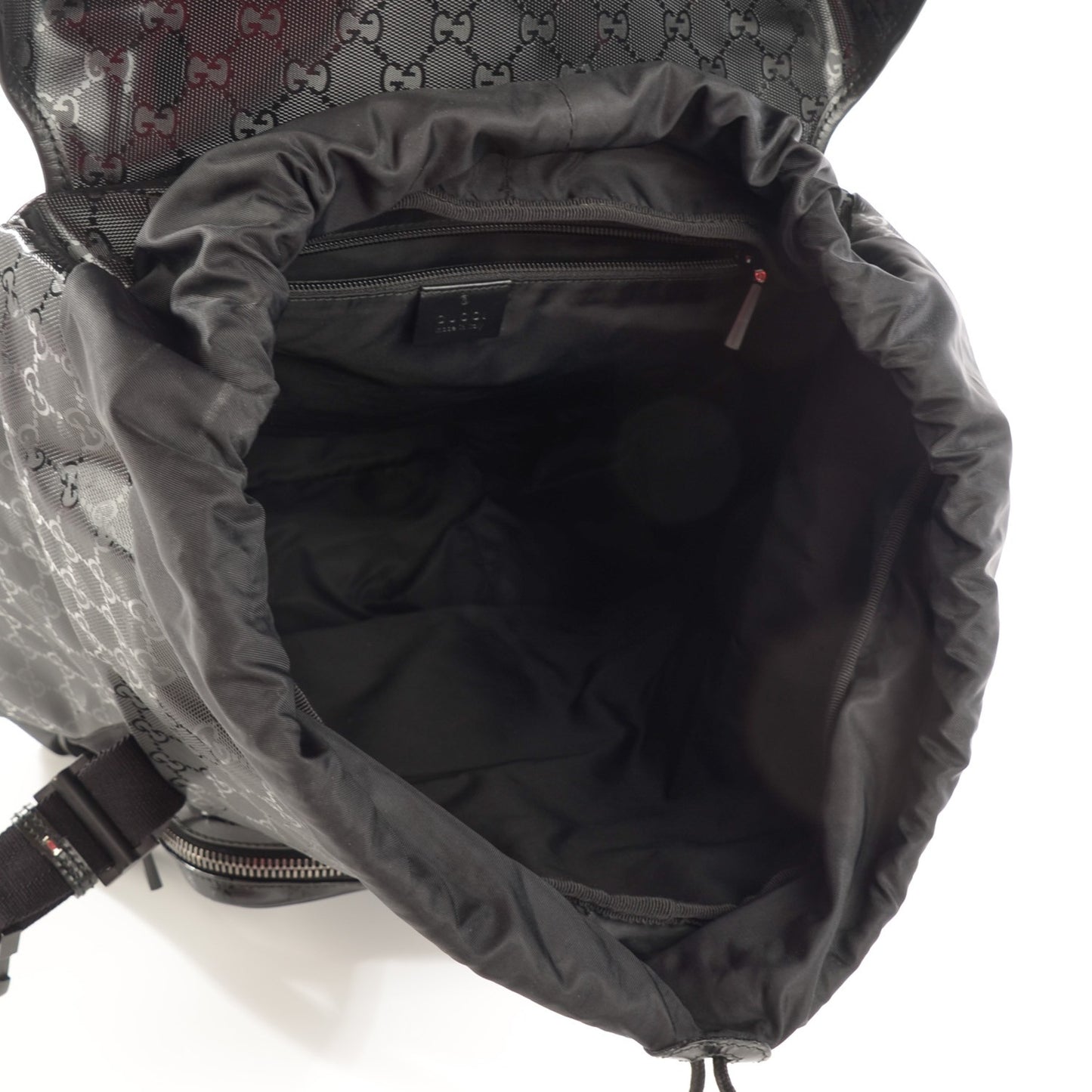 Imprime Monogram Interlocking G Double Buckle Backpack Black