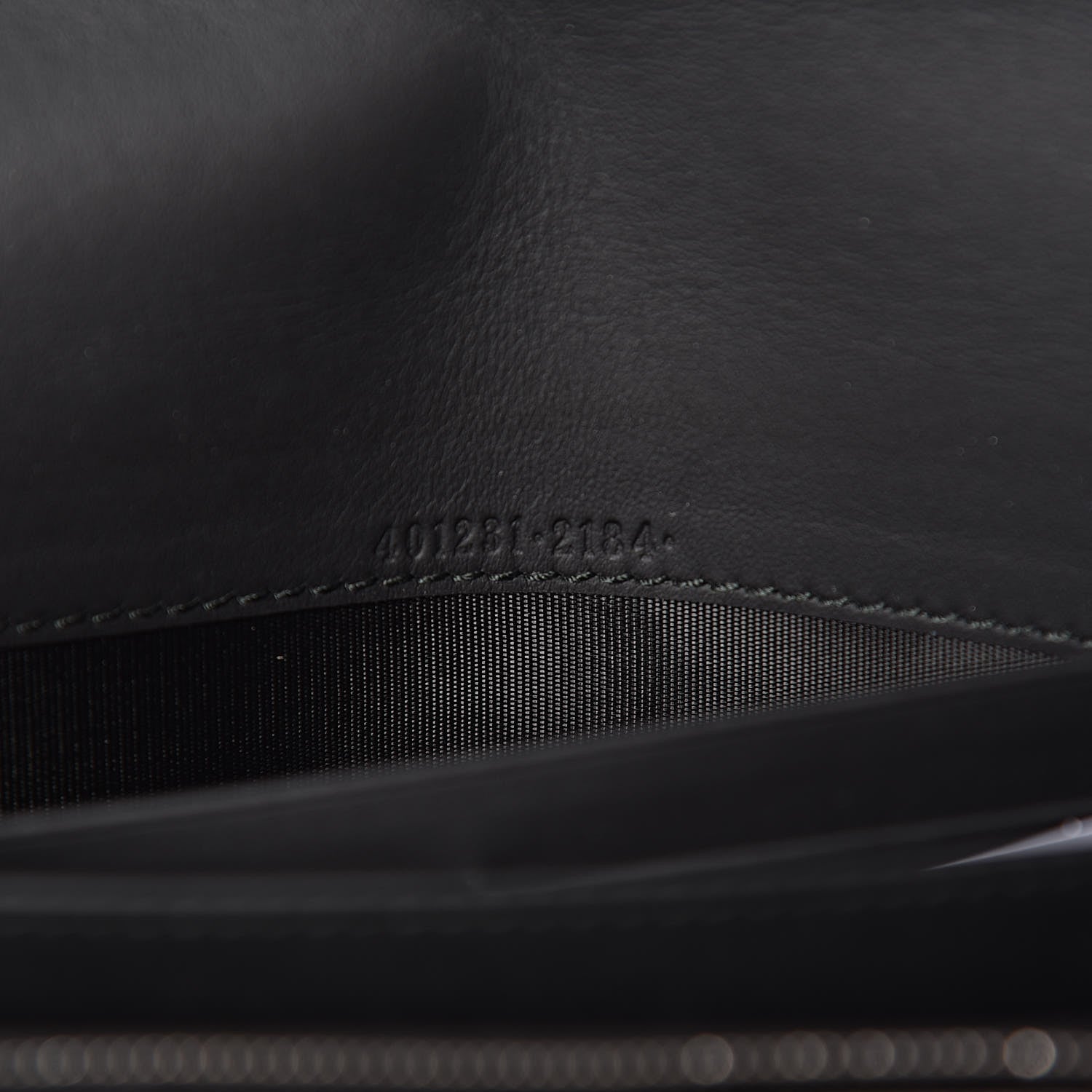 Gucci Suede Mini Dionysus Chain Wallet Black 9 of 9