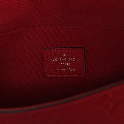 Louis Vuitton Empreinte Pochette Felicie Chain Wallet Scarlet 6 of 10