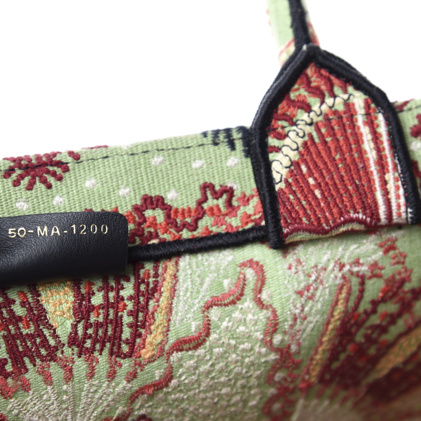 Canvas Embroidered Large In Lights Book Tote Multicolor