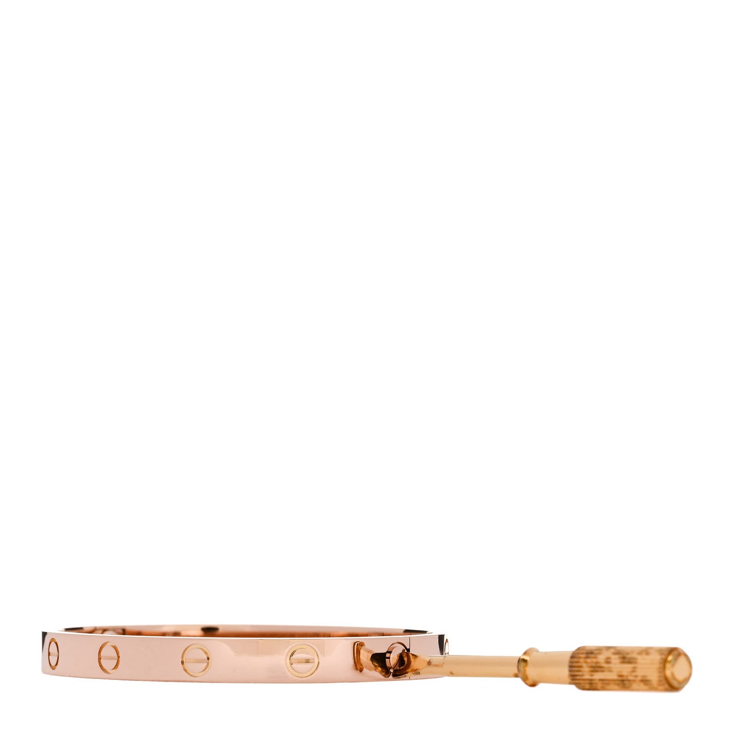Cartier 18K Pink Gold LOVE Bracelet 17 3 of 5
