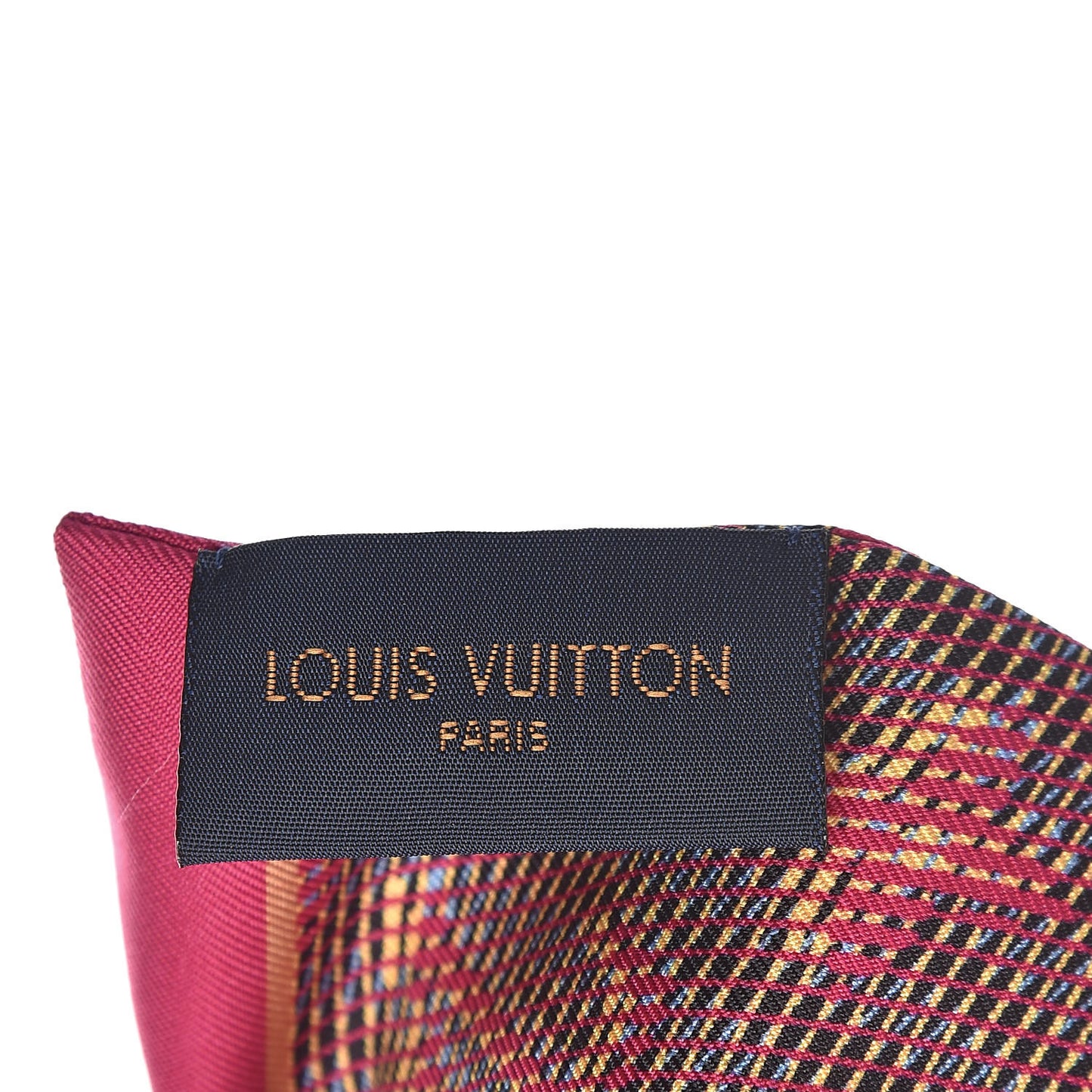 Silk Monogram Damier Pop Print Bandeau Pink