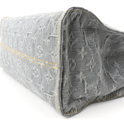 Louis Vuitton Monogram Denim Onthego MM Washed Gray 9 of 9