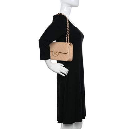 Chanel Caviar Quilted Small Double Flap Beige 2 of 11