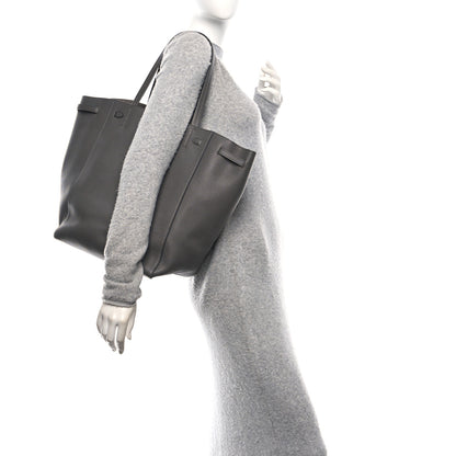 Celine Soft Grained Calfskin Medium Belt Cabas Phantom Grey 2 of 10