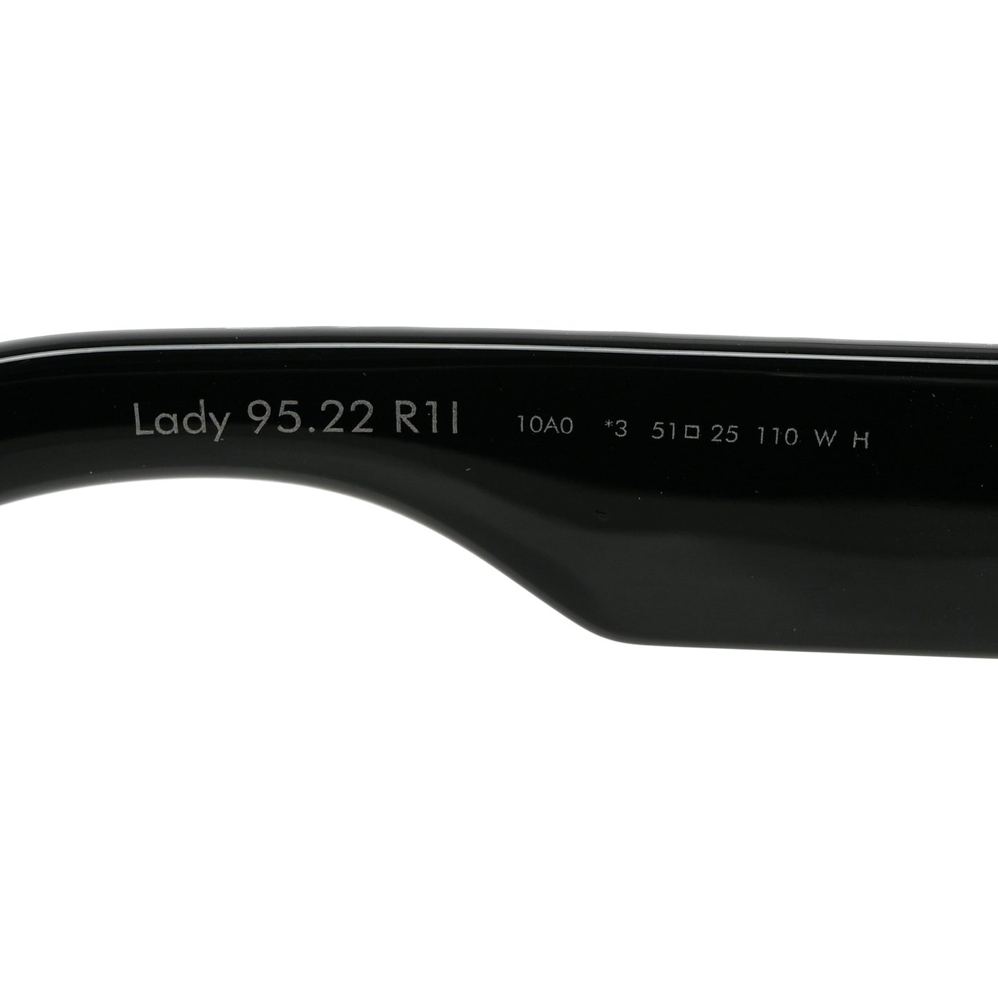 Lady 95.22 Round Sunglasses Black