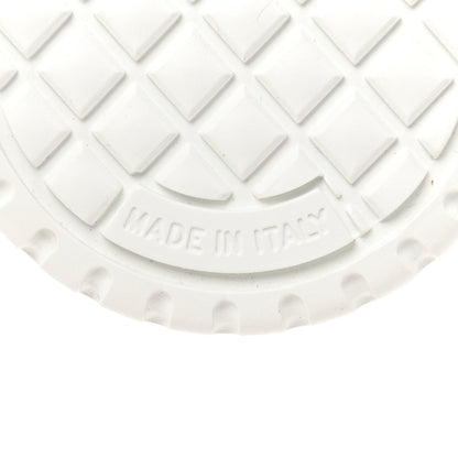 Chanel Calfskin Suede Calfskin Logo Womens Sneakers 35 White Gray 8 of 10