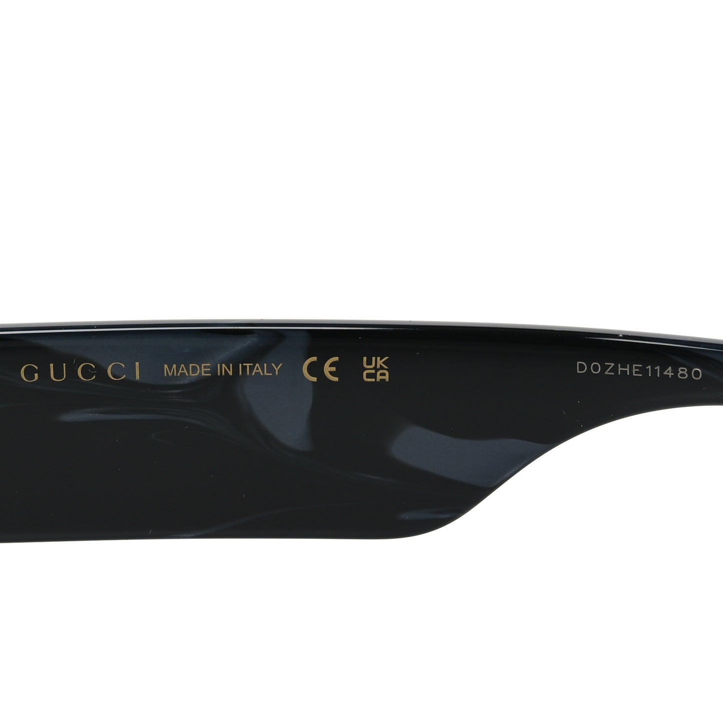 Acetate Rectangular GG0516S Sunglasses Green Bronze