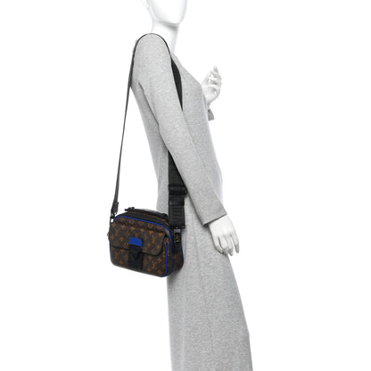 Louis Vuitton Monogram Macassar S Lock Messenger Blue 2 of 10