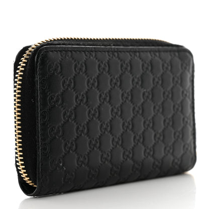 Gucci Microguccissima Zip Around Card Case Black 3 of 8