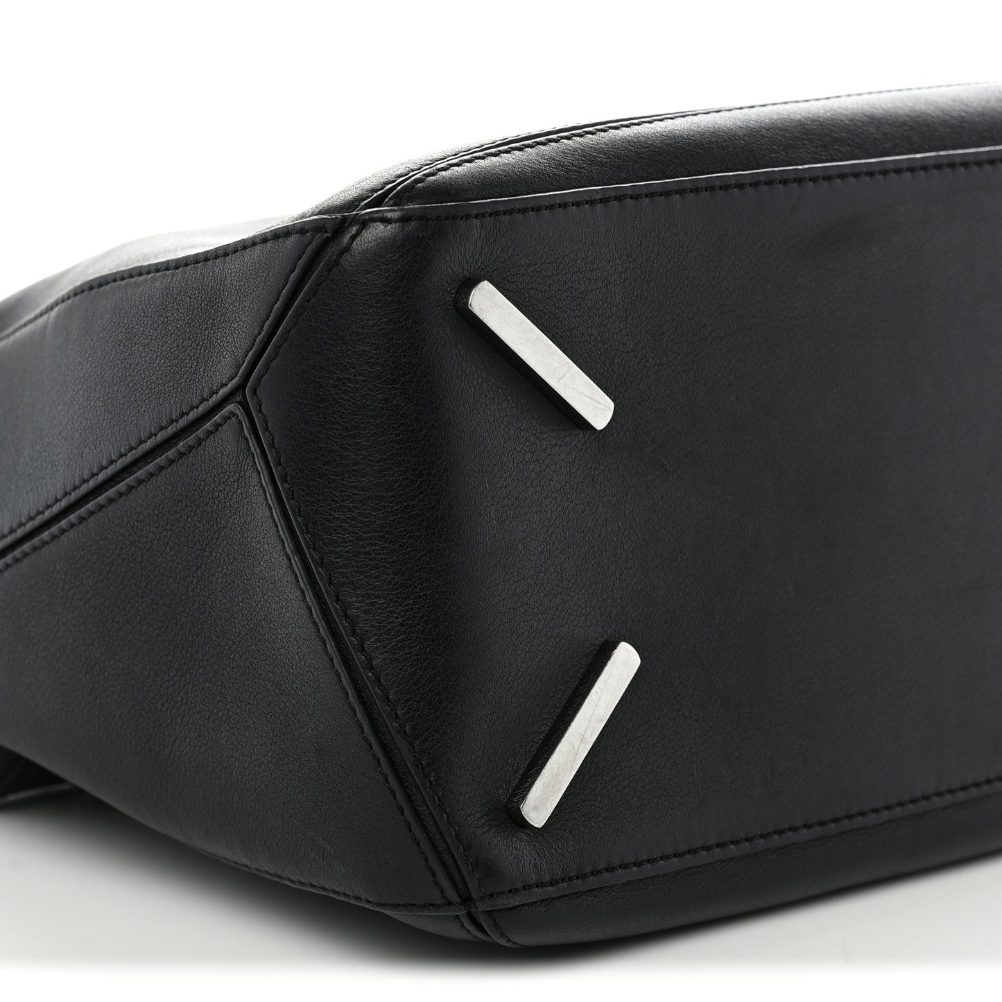 Calfskin Medium Puzzle Bag Black