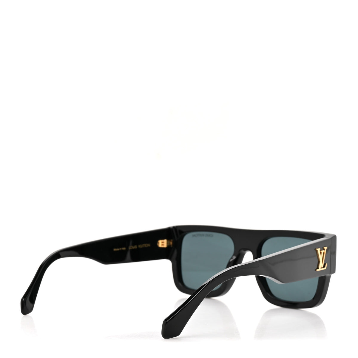 Louis Vuitton Acetate LV Clash Square Large Sunglasses Z2125W Black 4 of 8