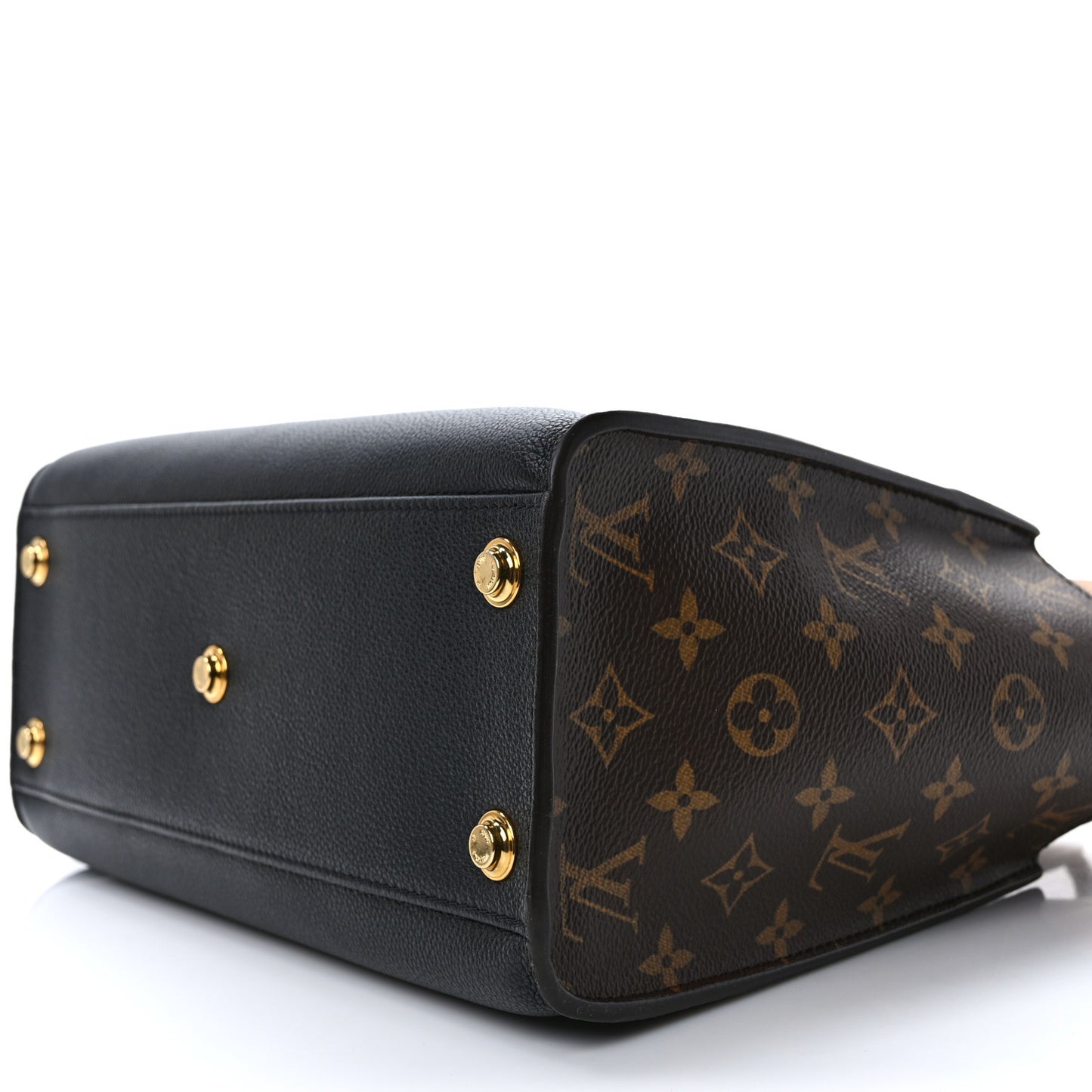 Calfskin Monogram On My Side Black