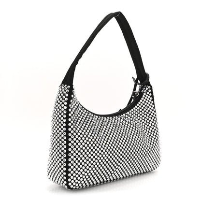 Prada Satin Crystal Mini Re-Edition 2000 Bag Cristal 3 of 10