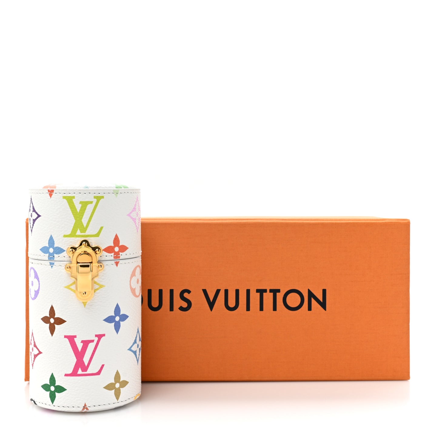 LV X TM Monogram Multicolor Fragrance Travel Case White