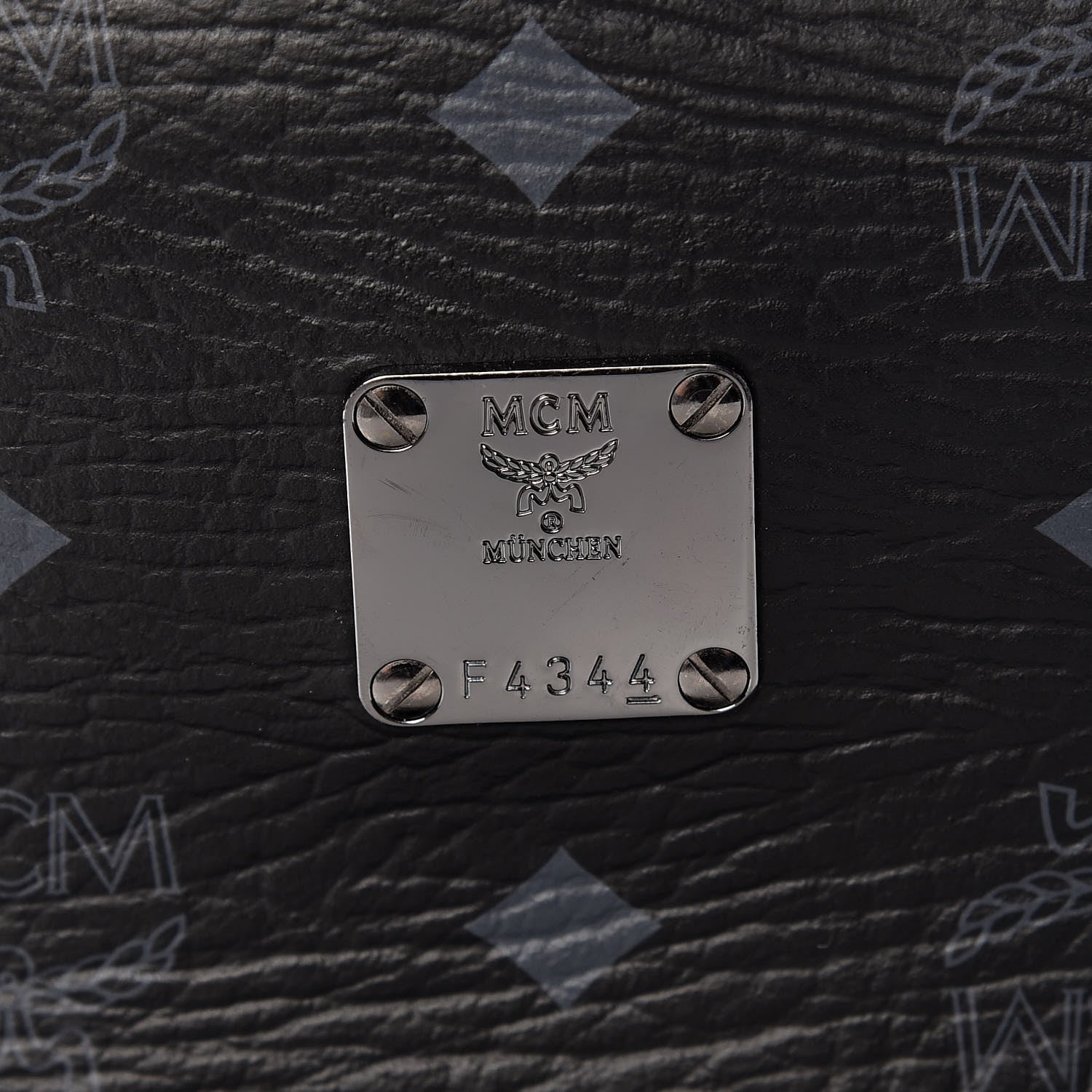 MCM Visetos Small Side Stud Stark Backpack Black 6 of 11