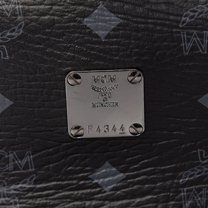 MCM Visetos Small Side Stud Stark Backpack Black 6 of 11