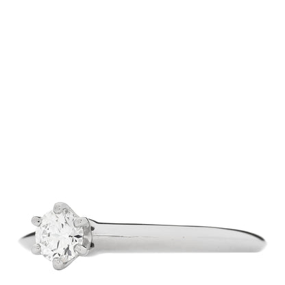 Tiffany Platinum Diamond .21ct Solitaire Engagement Ring 46 3.75 3 of 7