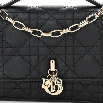 Christian Dior Lambskin Cannage Mini My Dior Bag Black 8 of 10
