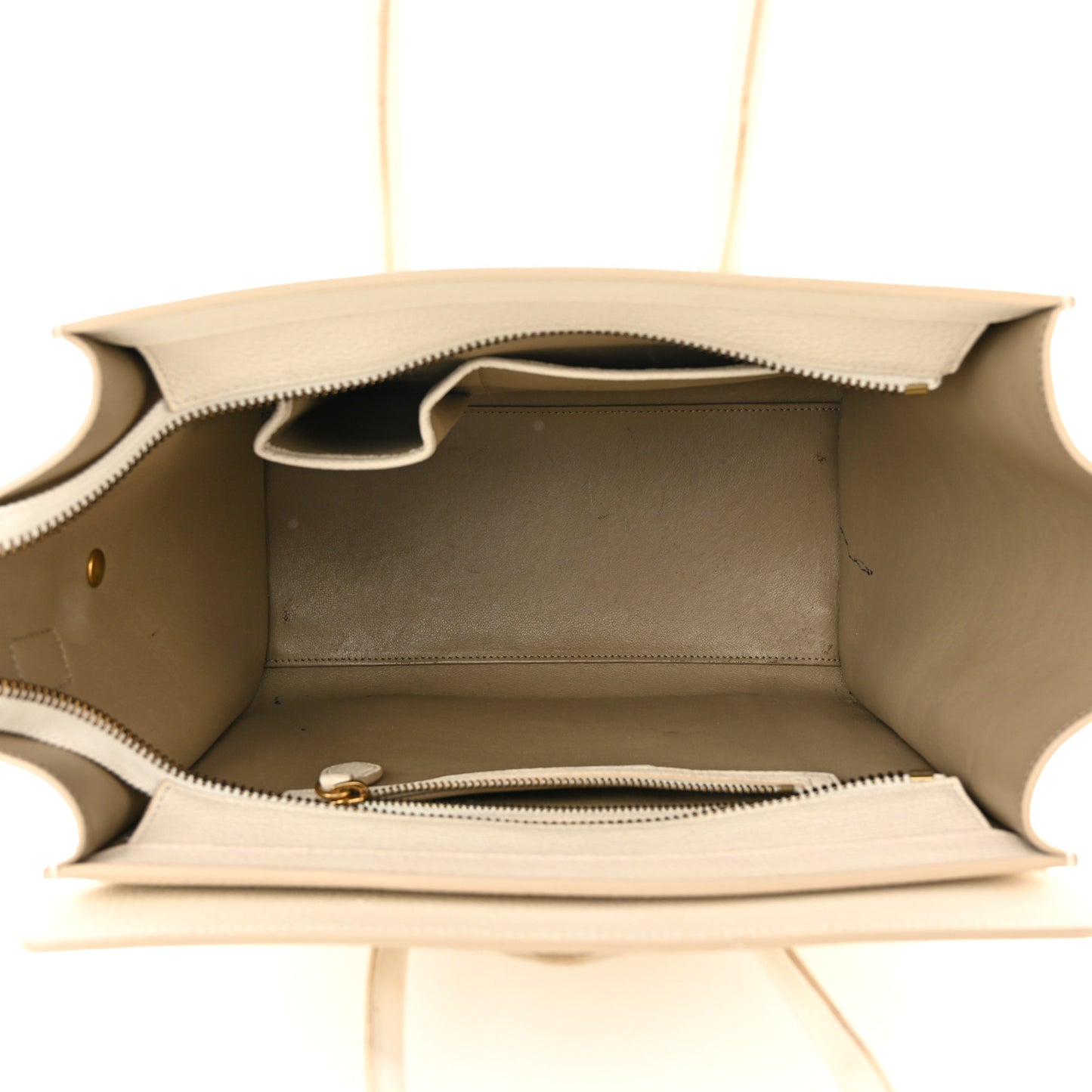 Goatskin Micro Luggage White