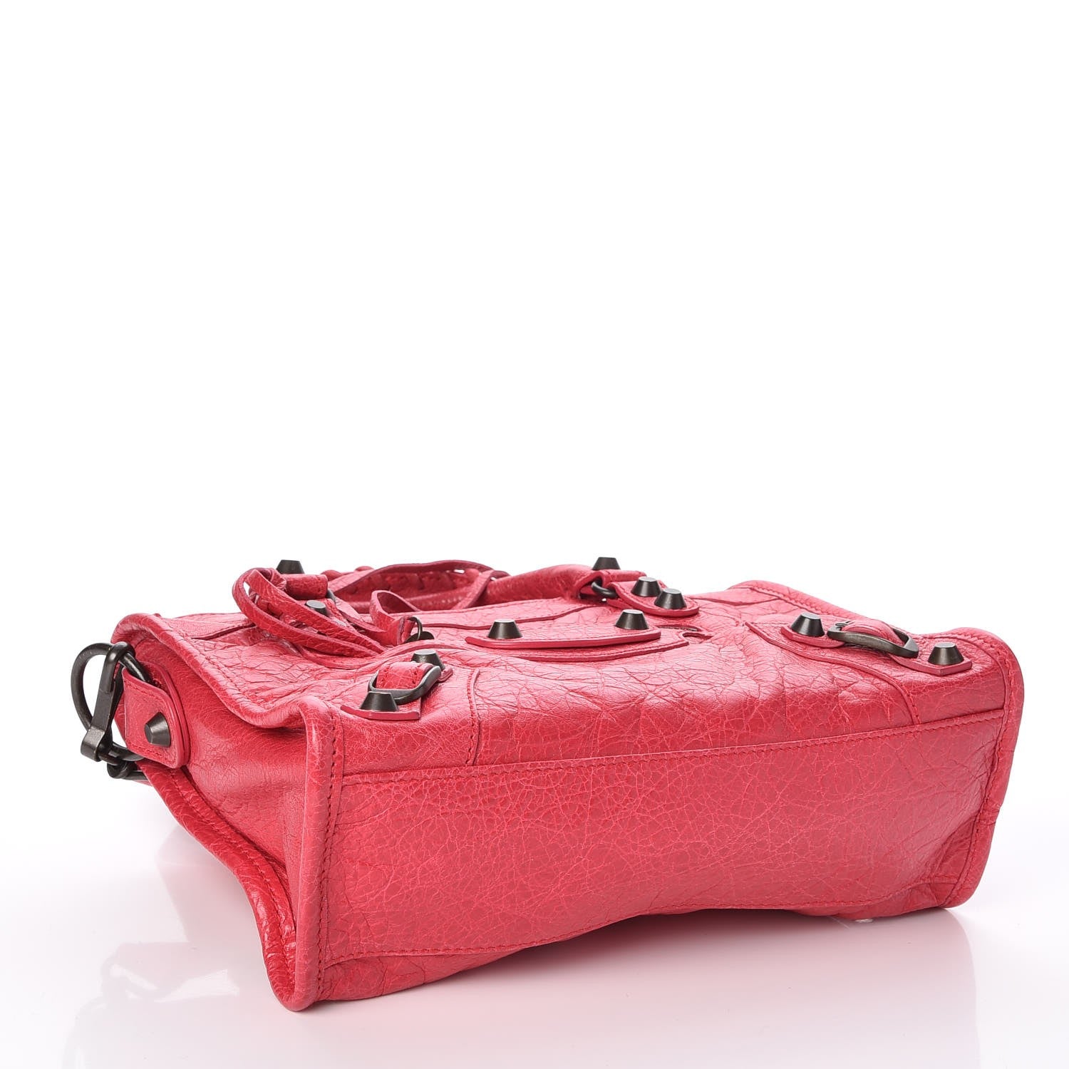 Balenciaga Agneau Classic Hardware Mini City Rose Thulian