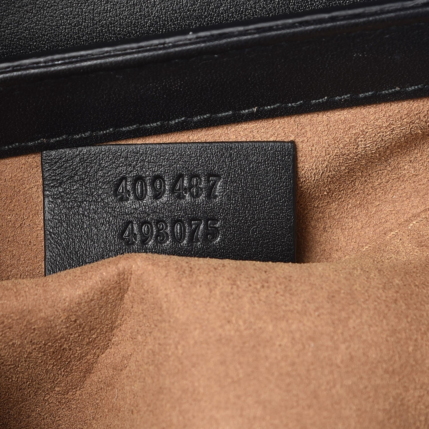 Gucci GG Supreme Monogram Calfskin Small Padlock Shoulder Bag Beige Black Cuir 8 of 10