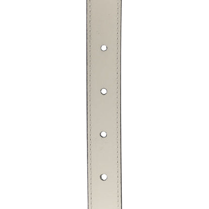 Gucci Plutone Calfskin Double G 20mm Belt 80 32 Mystic White 4 of 7