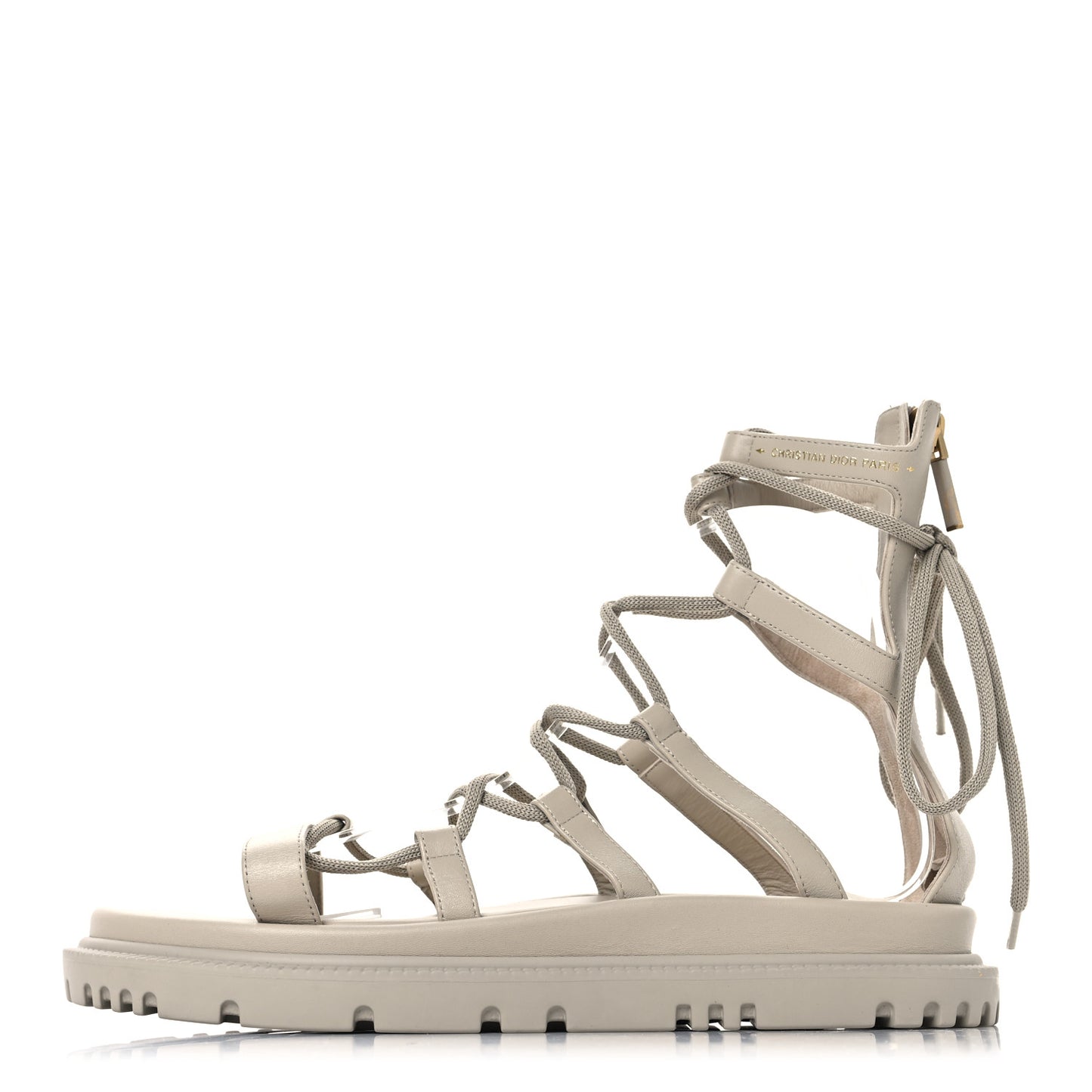 Calfskin Abbesse Sandal 39.5 Beige