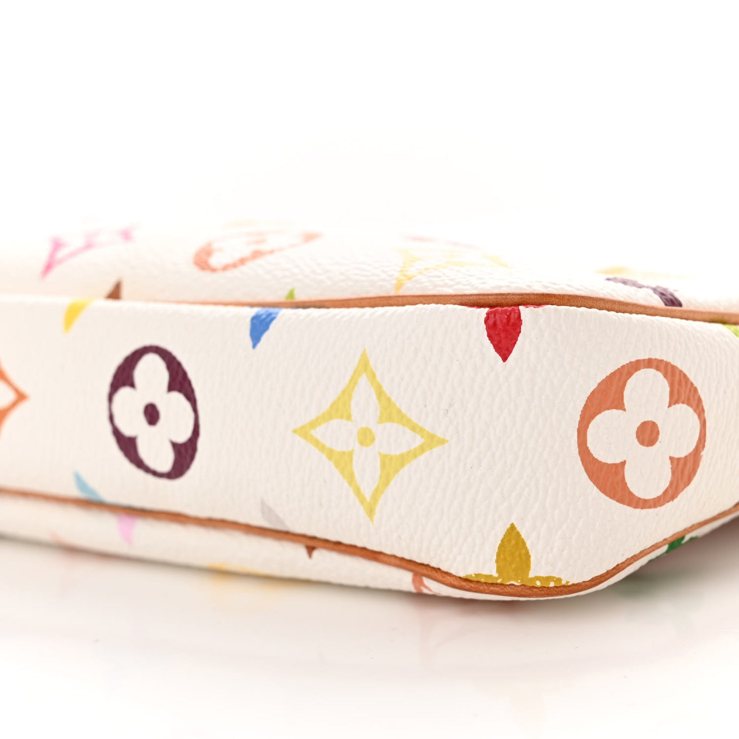 Monogram Multicolor Pochette Accessories White