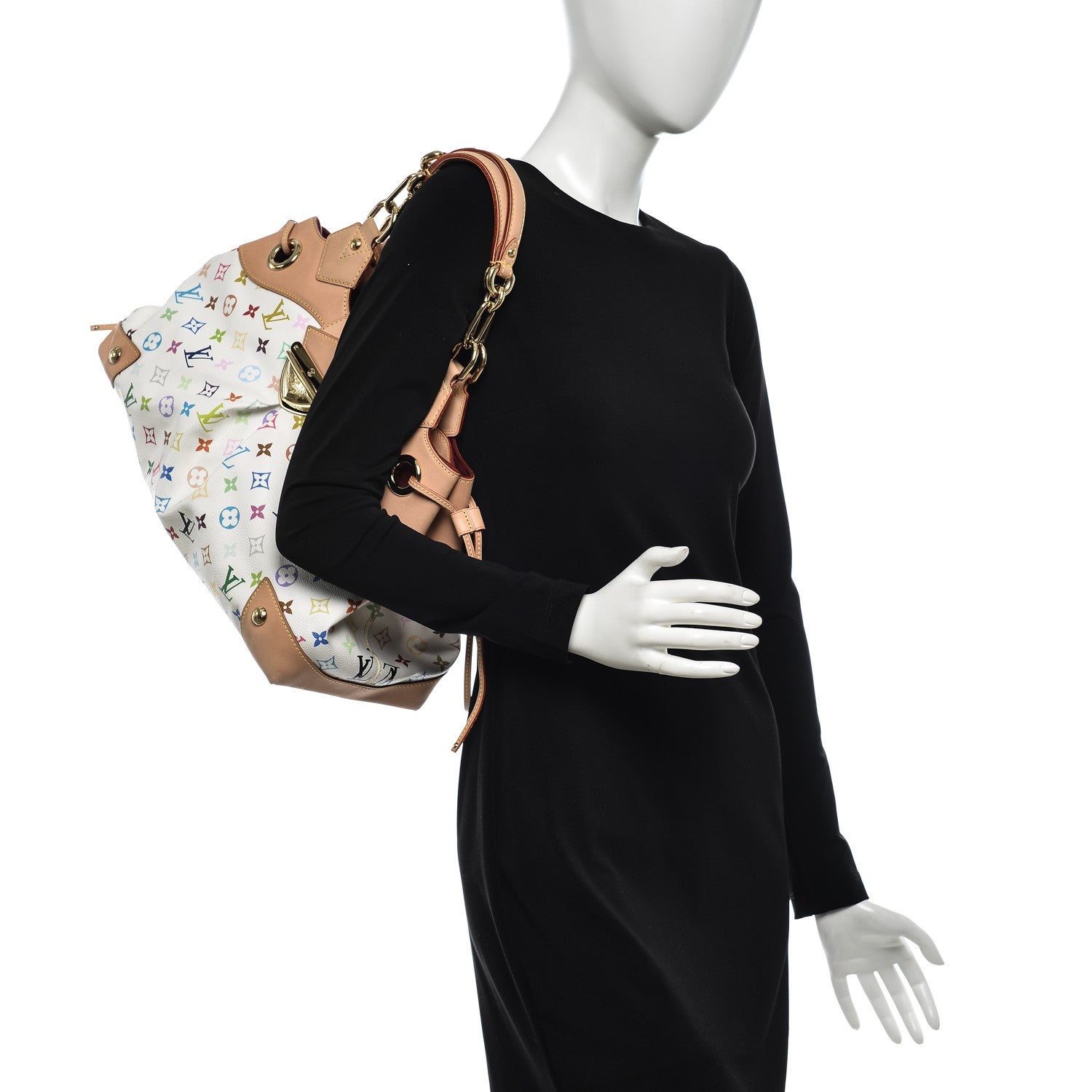 Louis Vuitton Monogram Multicolor Ursula White 2 of 5