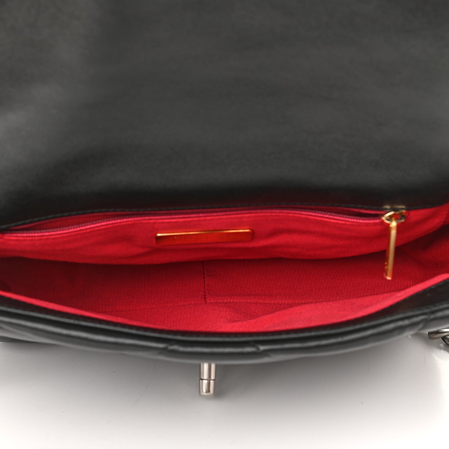 Chanel Lambskin Quilted Medium Chanel 19 Flap Black 5 of 9