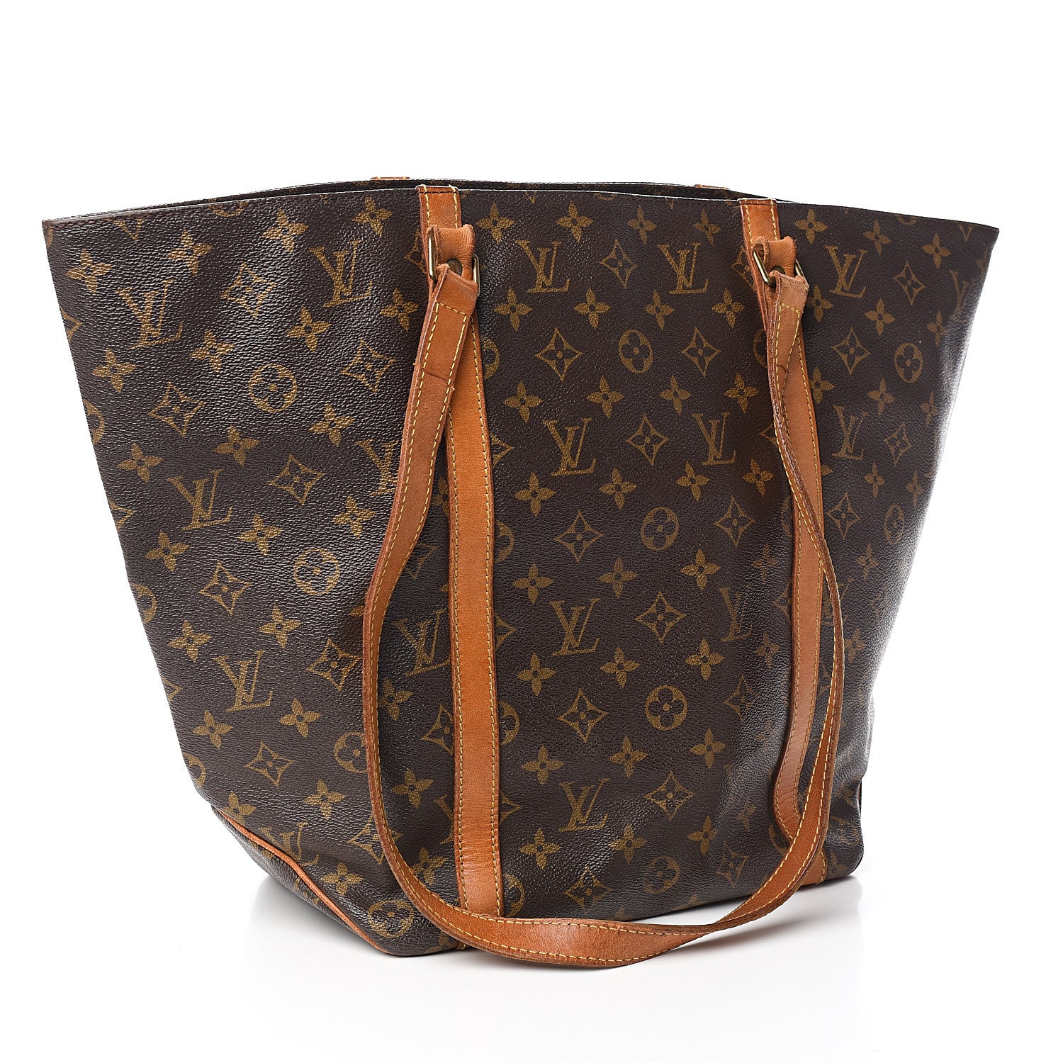 Louis Vuitton Monogram Sac Shopping Tote 2 of 13