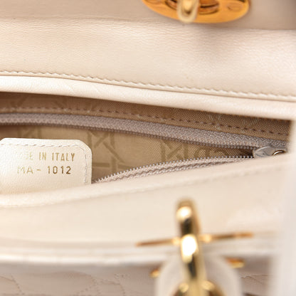 Christian Dior Lambskin Cannage Large Lady Dior Light Beige 9 of 10