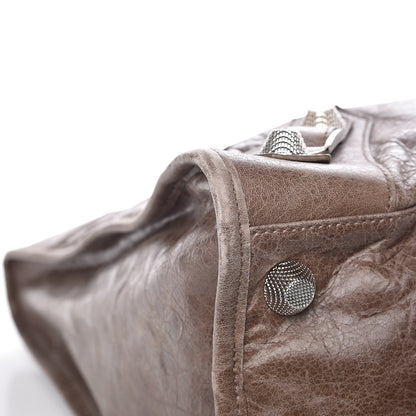Balenciaga Agneau Giant 21 Silver Hardware Weekender Noix 8 of 12