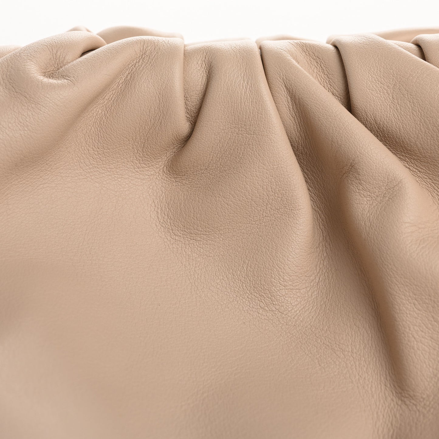 Smooth Butter Calf The Pouch Oversized Clutch Plaster