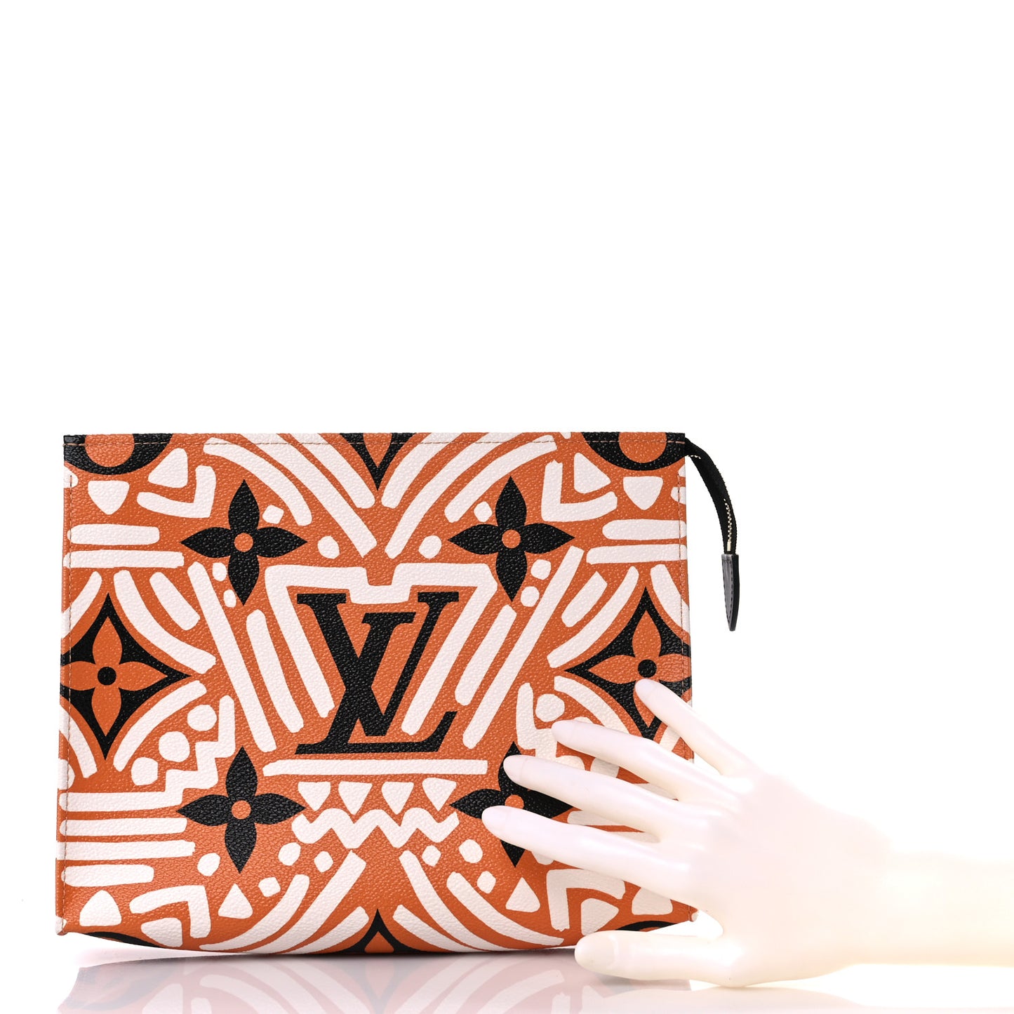 Monogram Giant Crafty Pochette Toiletry 26 Creme Caramel