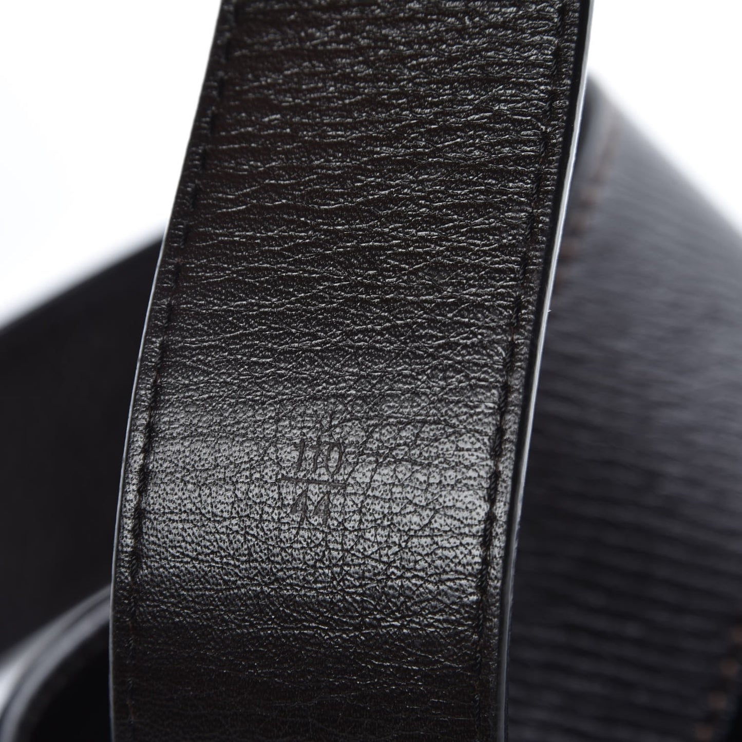 Utah LV Initiales 40mm Belt 110 44 Coffee