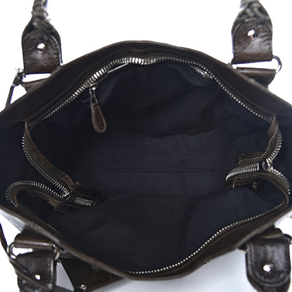 Balenciaga Chevre Giant 21 Silver Hardware City Vert Fonce 6 of 14