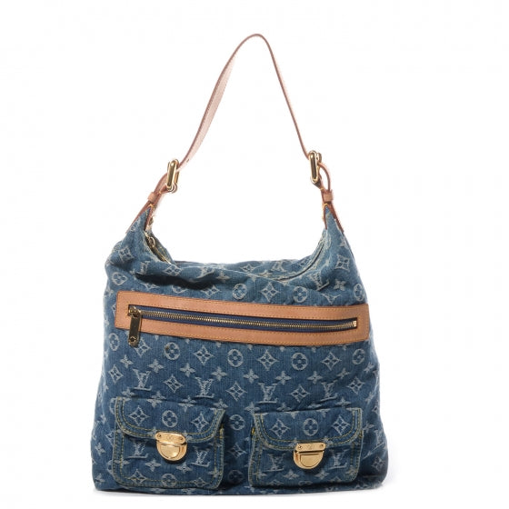 Louis Vuitton Denim Baggy GM Blue 1 of 7