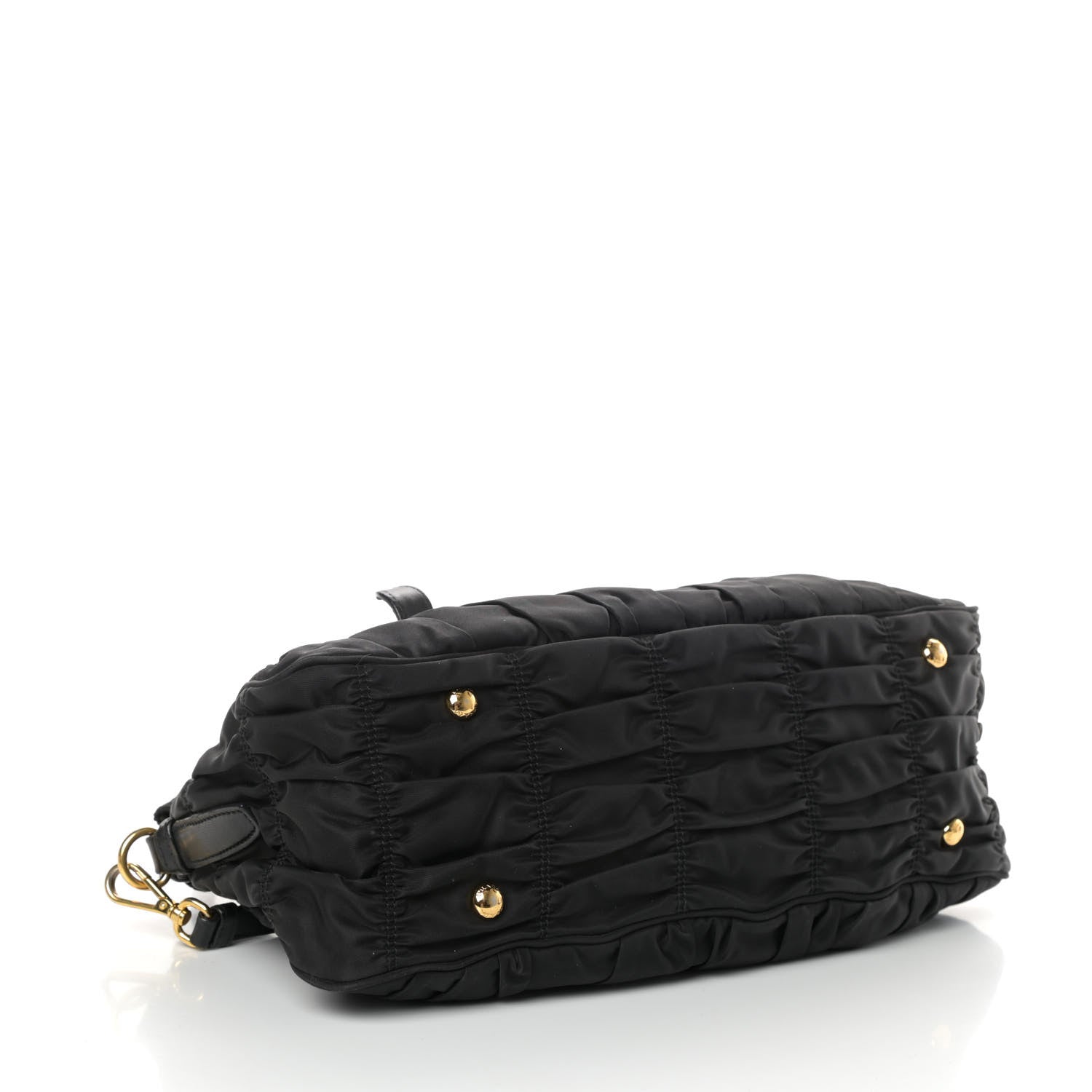 Prada Tessuto Nylon Gaufre Shopping Satchel Black 5 of 10